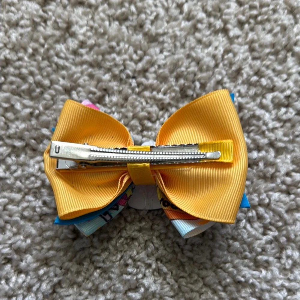 Colorful Cartoon Hair Bow for Kids